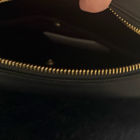 Black Quilted Coach Mini Jamie Crossbody Bag